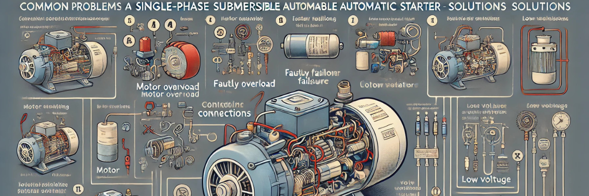 Common Problems and Solutions to Single Phase Submersible Automatic Starter